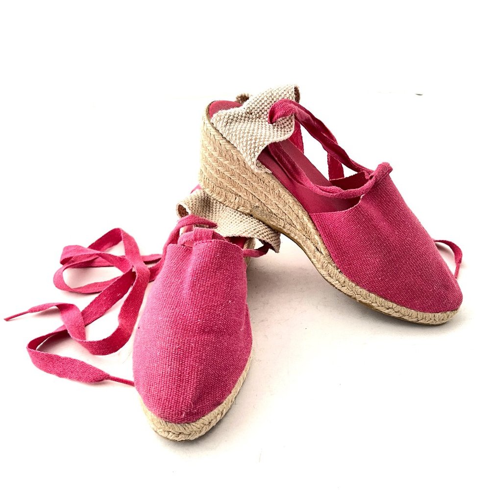 Koah Paris Pink Wedge Espadrilles 39